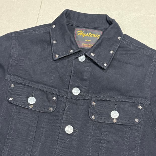 히스테릭 글래머 아카이브 스터드 디테일 데님 자켓