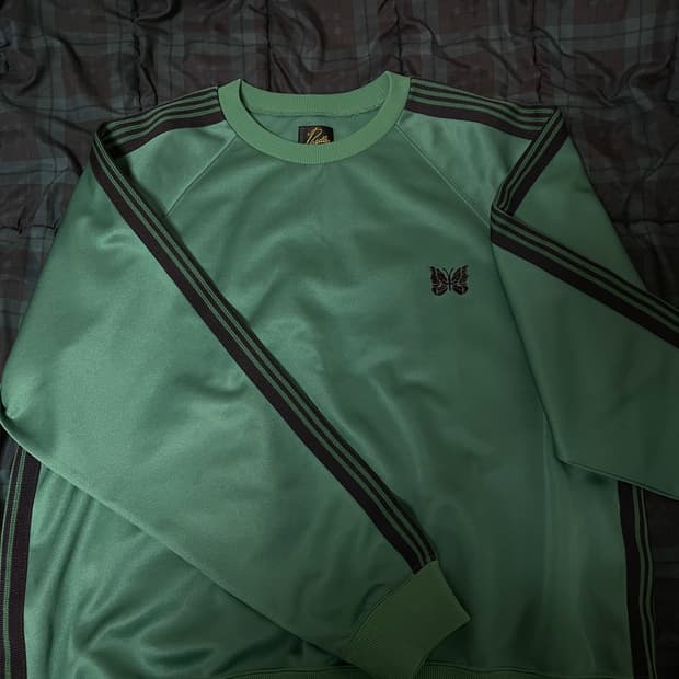 니들스 맨투맨 / 그린 / xl