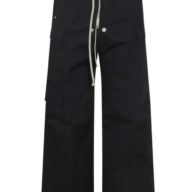 릭 오웬스 벨라스 카고 포켓 드로스트링 팬츠