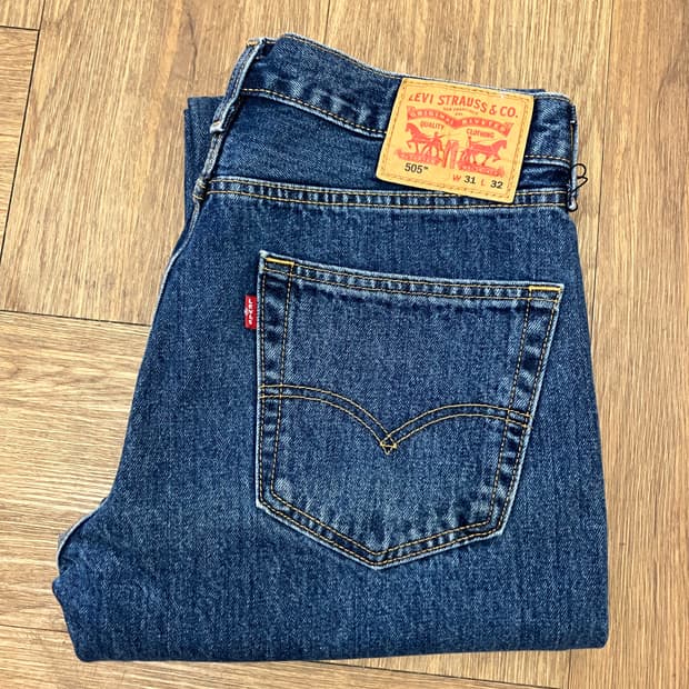 N123 리바이스 505 청바지 데님팬츠