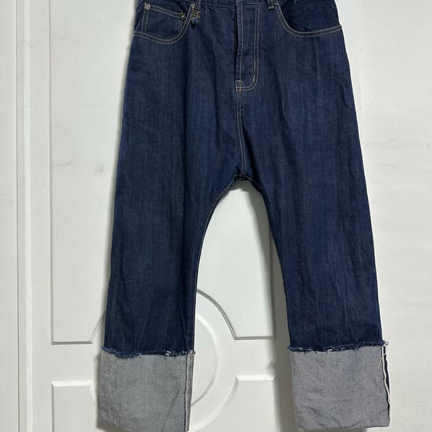 R13 테일러드 드롭 데님 팬츠