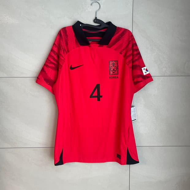 (새상품/2XL)김민재 22-23 나이키 대한민국 축구 국대 유니폼 져지
