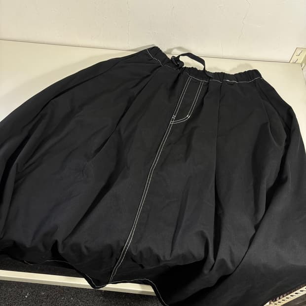 우먼L-XL 니코앤드 블랙 A라인벌룬핏 면 롱스커트