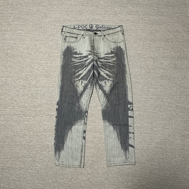 ISSEY MIYAKE a-poc denim pants vintage