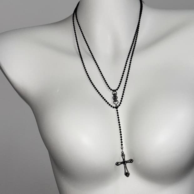 Cross 2way necklace 크로스 펜던트 목걸이