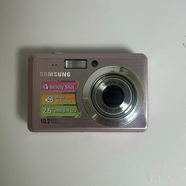 삼성 디카 vluu es55 핑크