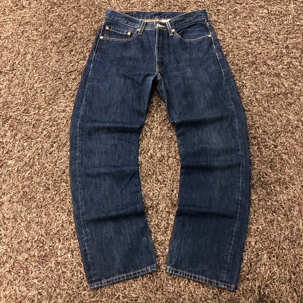 리바이스 501 워싱 데님 팬츠