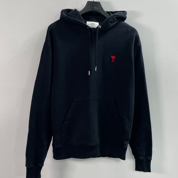 아미 스몰로고 헤비 후드티 (on.281)