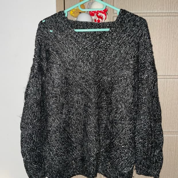 블랙 스웨터 니트