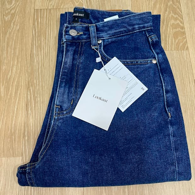 24SS/새상품/Lookast 룩캐스트 다이안 데님 팬츠 딥블루 S