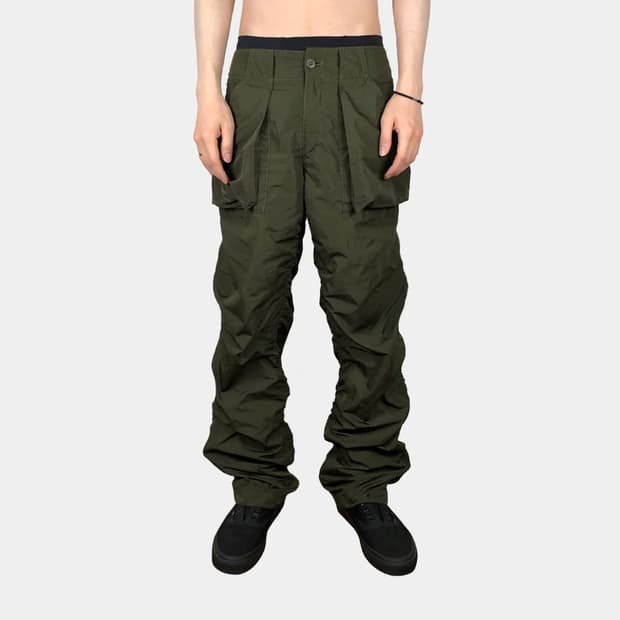 Issey Miyake shirring pants