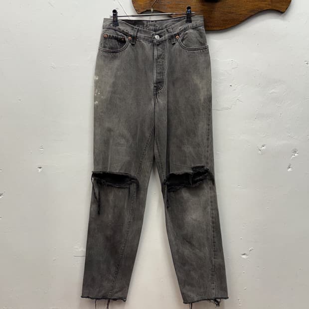 Levi's 501 Vintage Black Denim Pants