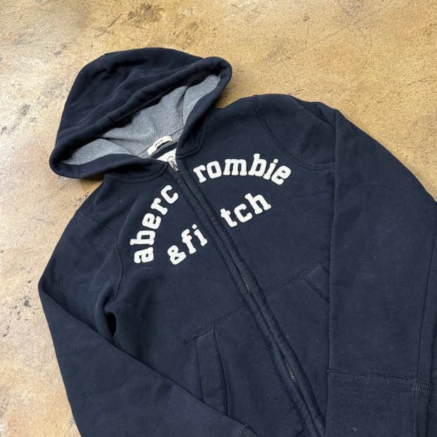 아베크롬비 네이비 후드집업