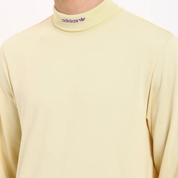 아디다스 하이 칼라 티 옐로우