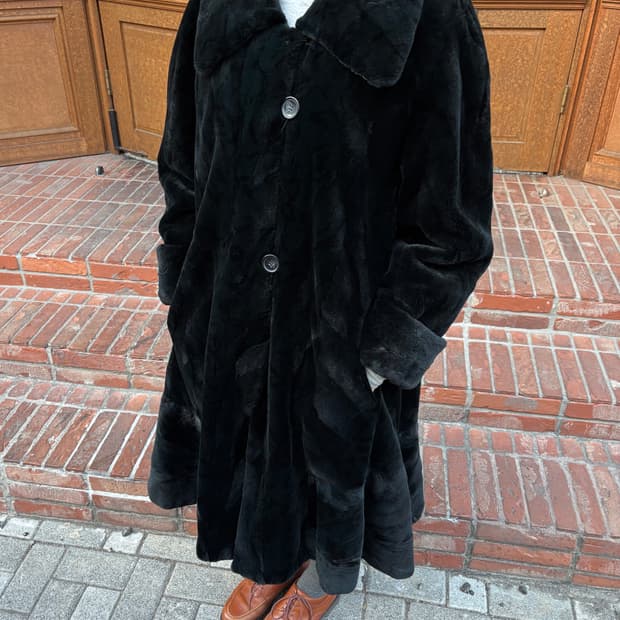 EMBA 쉬어드 밍크 코트 (일본 백화점 전문 모피 브랜드)