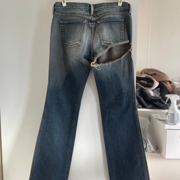 Diesel ripped jeans 30