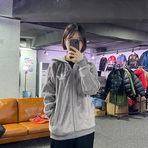 아디다스 파이어버드 도트로고 트랙탑 쉐르파 후디 B3431