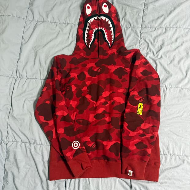 베이프 샤크후드 적계 (레드)