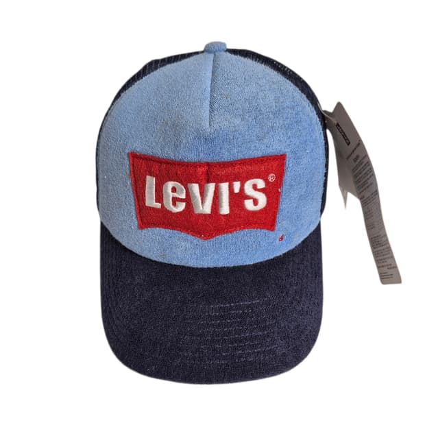Levi's) 데드스탁 리바이스 배트윙 로고 트러커햇 블루/네이비