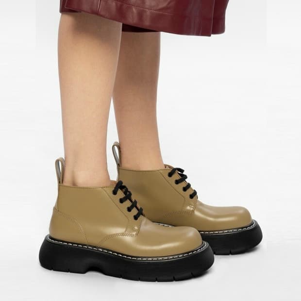 새상품 보테가 베네타 바운스 앵클 부츠 올 스파이스 36.5 사이즈