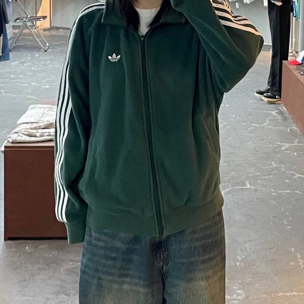 아디다스 오리지널 부클 자켓 그린 H1410