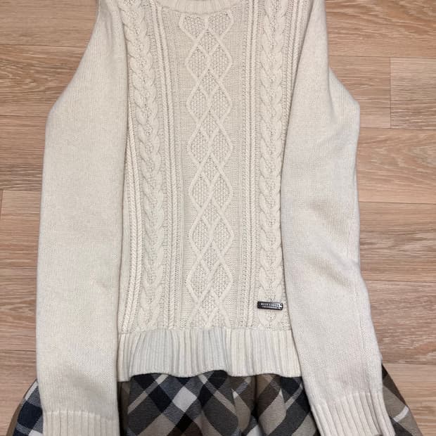 버버리 블루라벨 38 니트 정품