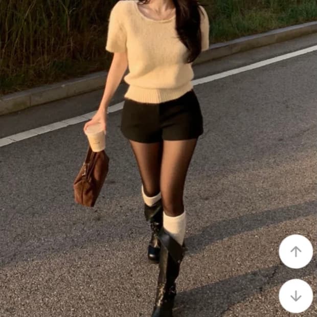 히니크 블랙 반바지 봄버전