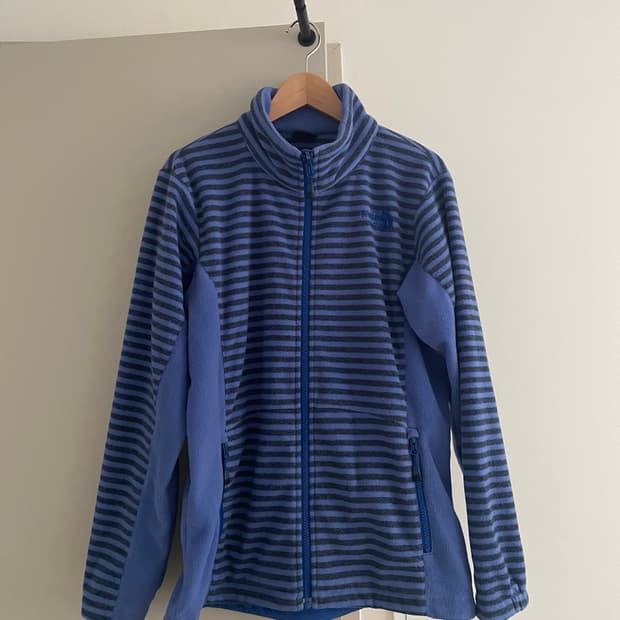 노스페이스 스트라이프 후리스