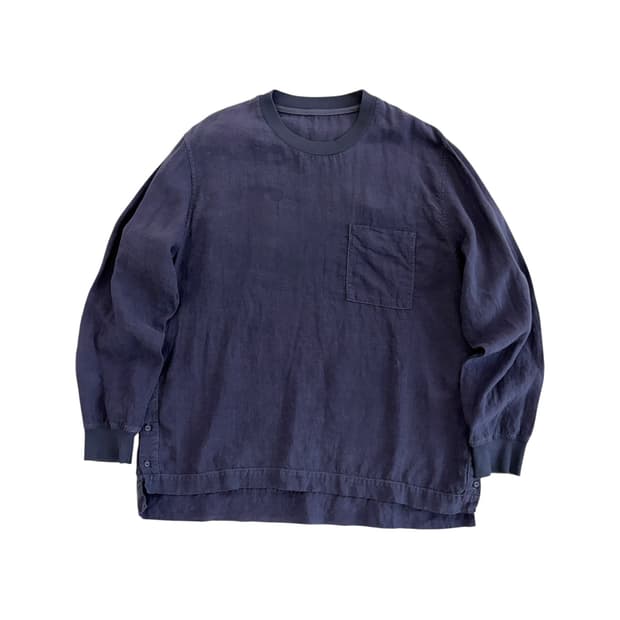 브루나보인 린넨 롱 슬리브 티셔츠