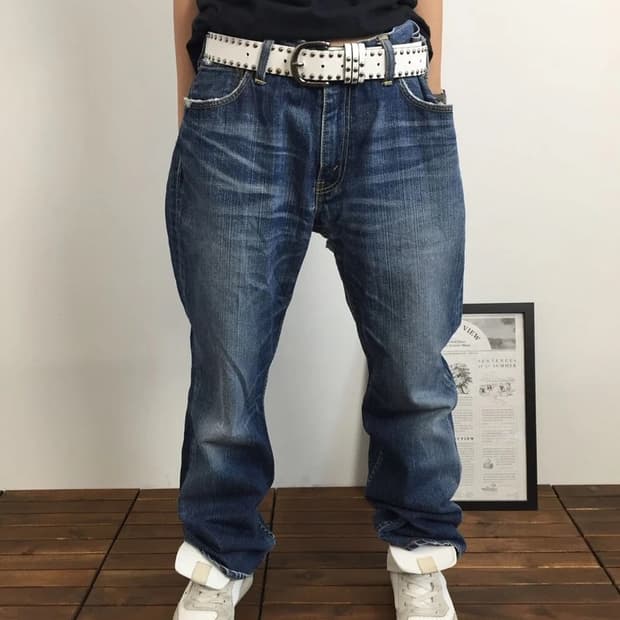 B02340 00s LEVI'S 507 Purple Bootcut