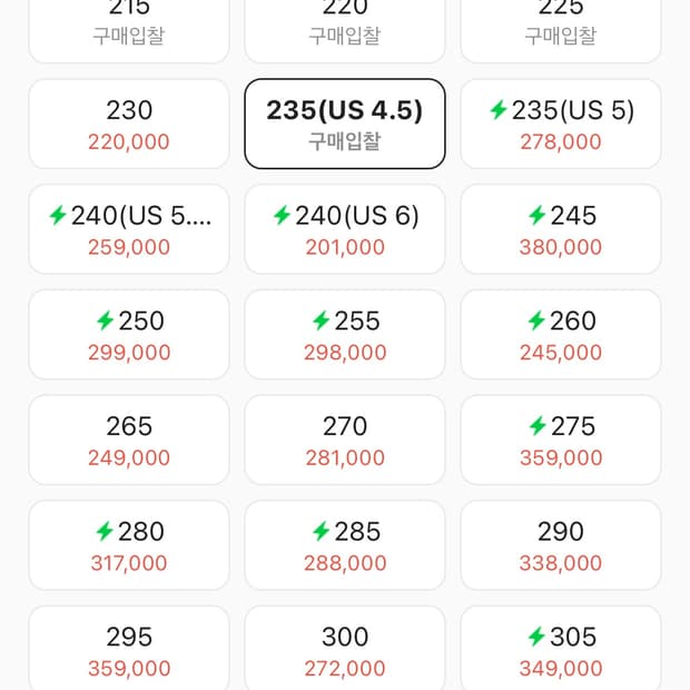 나이키 샥스 R4 블랙 앤 메탈릭 실버 235(US 4.5)