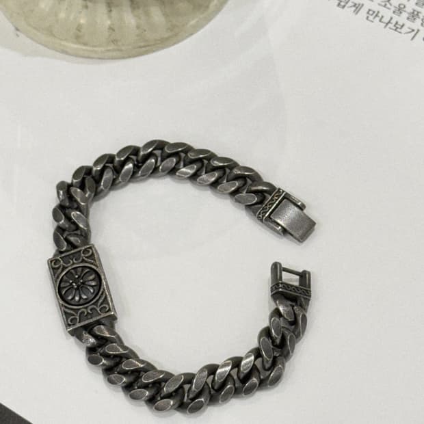 빈티지 체인 팔찌 22cm