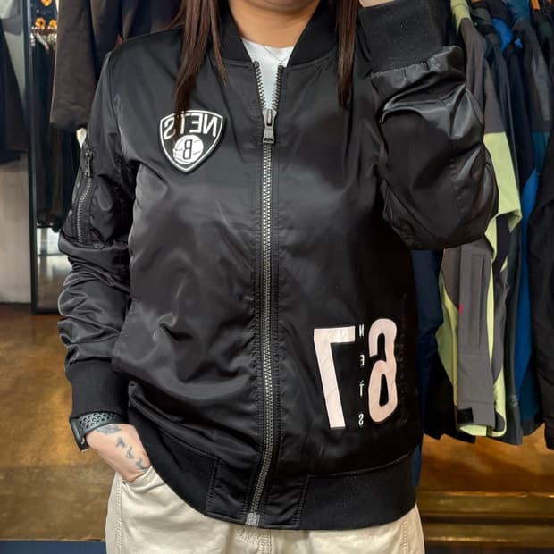 NBA 브루클린 블랙 블루종