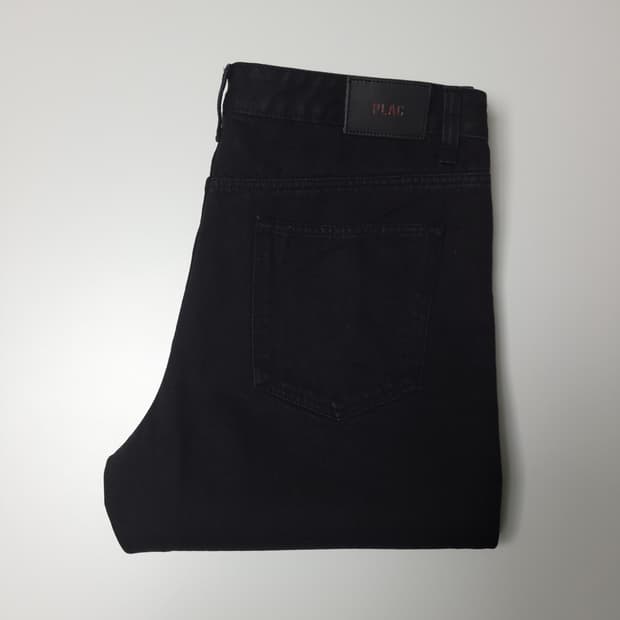 (36) PLAC 플랙진 블랙 데님 팬츠 IWANT