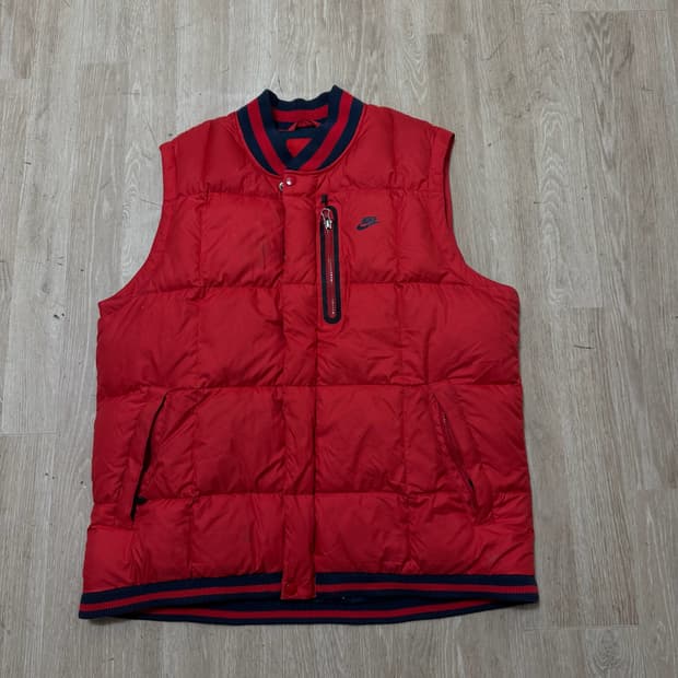 나이키 스우시 구스다운 패딩조끼 XL/105