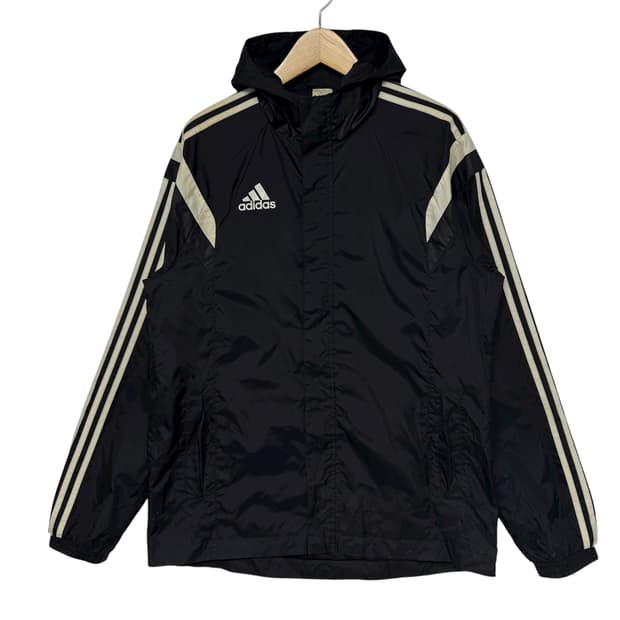 아디다스 로고 3S 바람막이자켓