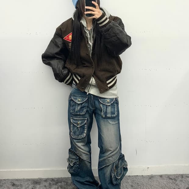 Arbatax 90s 바시티 자켓