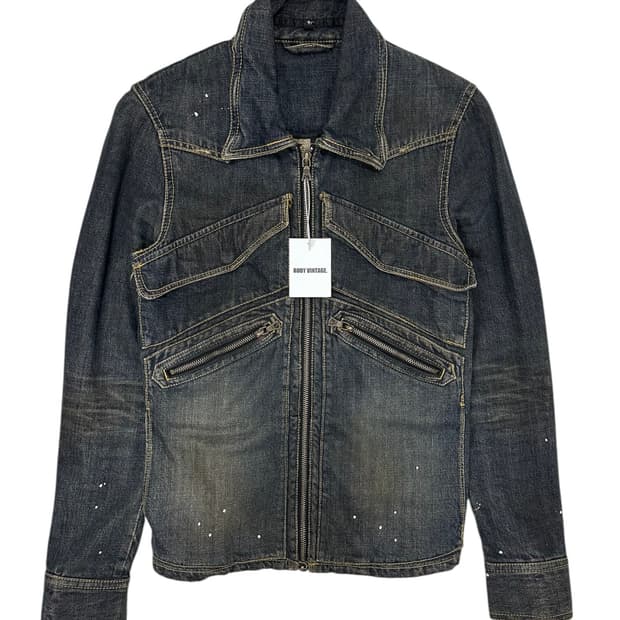 Denim Zip-Up Jacket