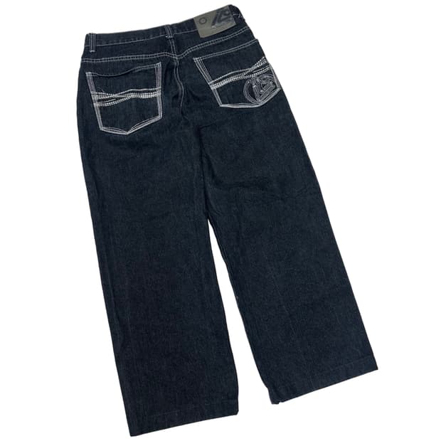 Lot 29 화이트 스티치 진청데님팬츠 34