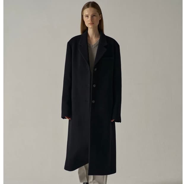 파사드패턴 캐시미어 테일러드 코트