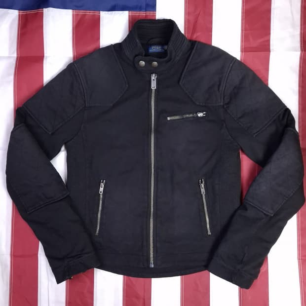 새제품급 오리지날 랄프로렌폴로 우먼용 누빔 바이크 자켓