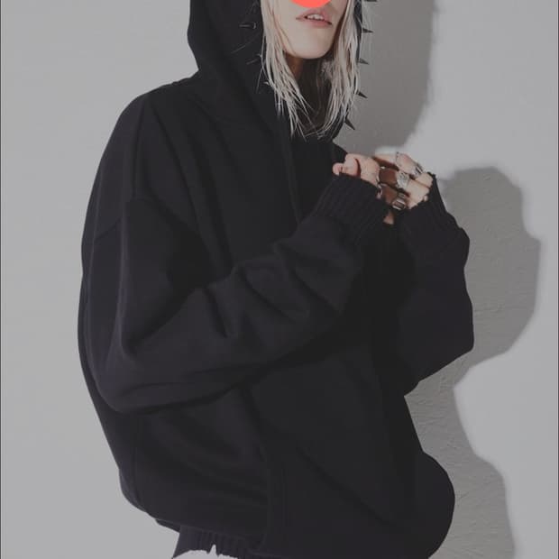 커렌트 무드  스터드 후드 M _ 여성