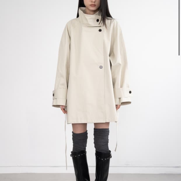 피키소사이어티 Middle Trench Coat