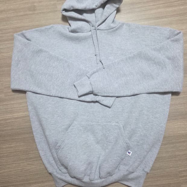 러셀 XXL 그레이 후드