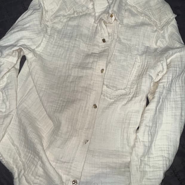surgery destroyed gauze shirts 'ivory'