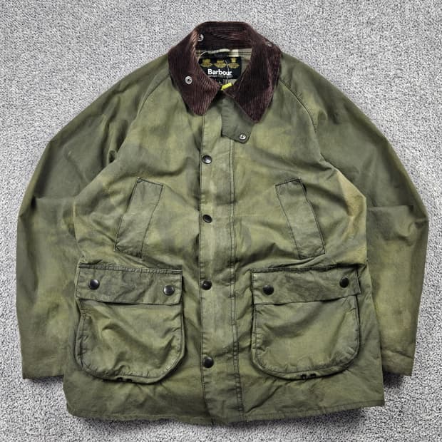 바버 다잉 워시드 커스텀 비데일 왁스드 자켓 ( L ) / 10132