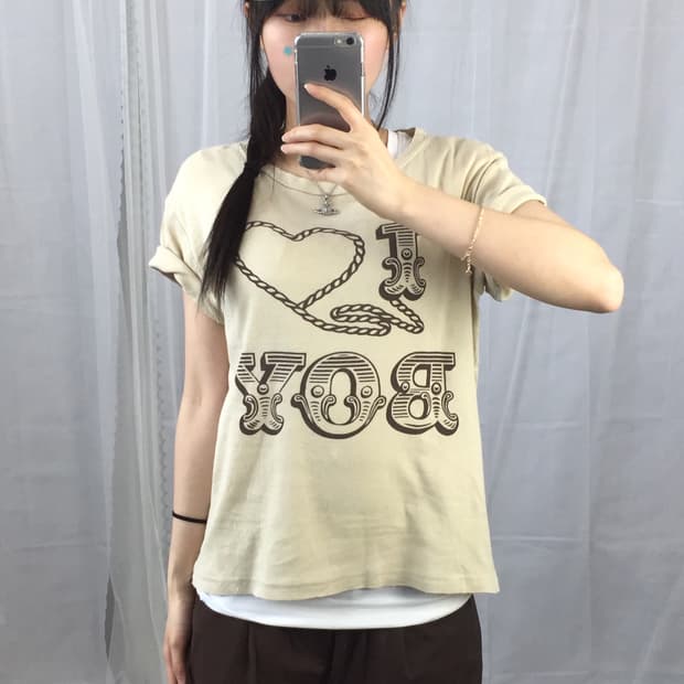 'BEAMS BOY' I Love Boy Graphic Tee 
