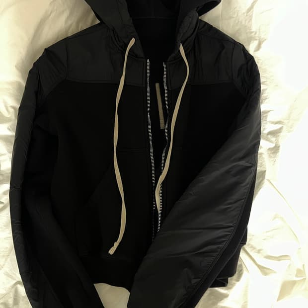 릭오웬스 다크쉐도우 봄버 후드집업