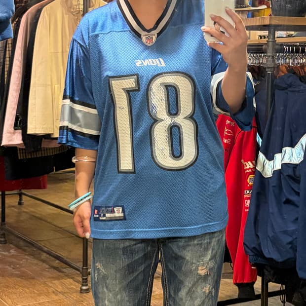 [HI] 블루 존슨 81번 풋볼 져지