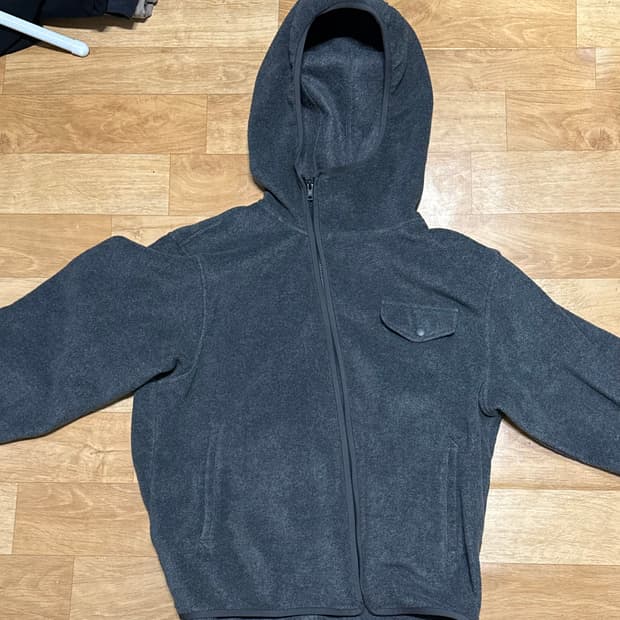 지플리시 플리스 후드집업 L